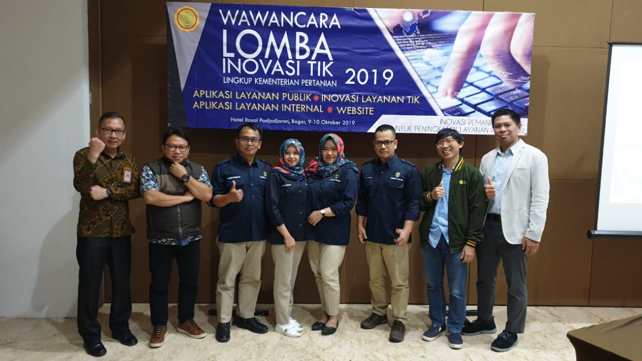 Wawancara 5 Besar Lomba Inovasi TIK Kementerian Pertanian Tahun 2019